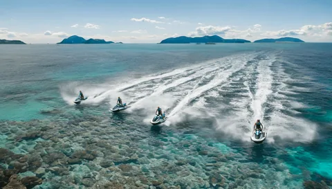 Randonnée jet ski petit déjeuner vers les îles de Lérins